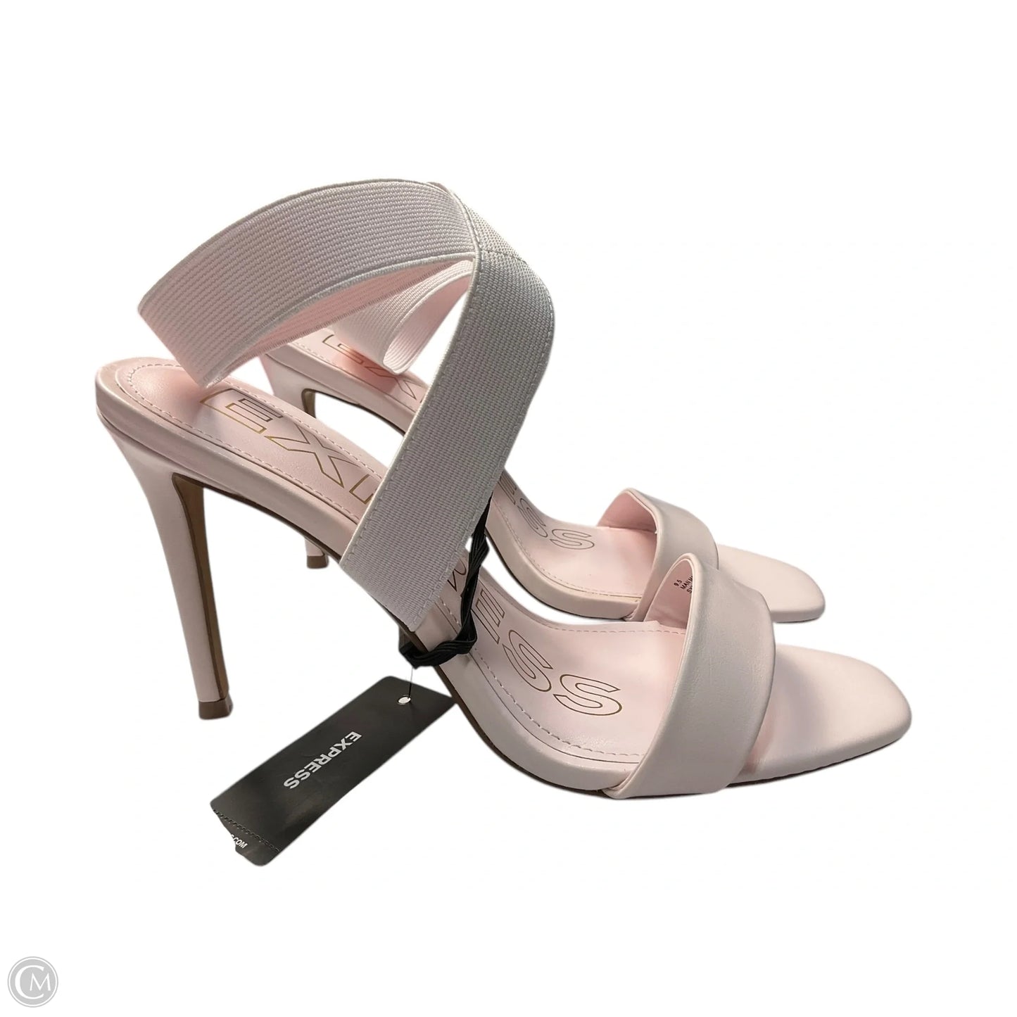 Sandals Heels Stiletto By Express In Pink, Size: 10