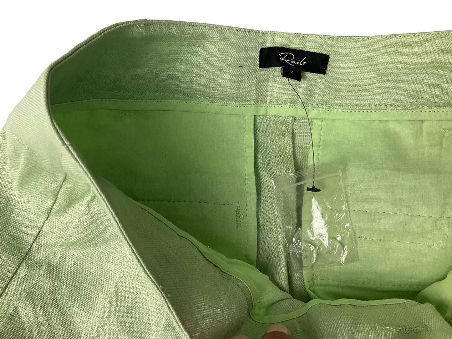 Pants Linen By Rails In Lime Green, Size: 2