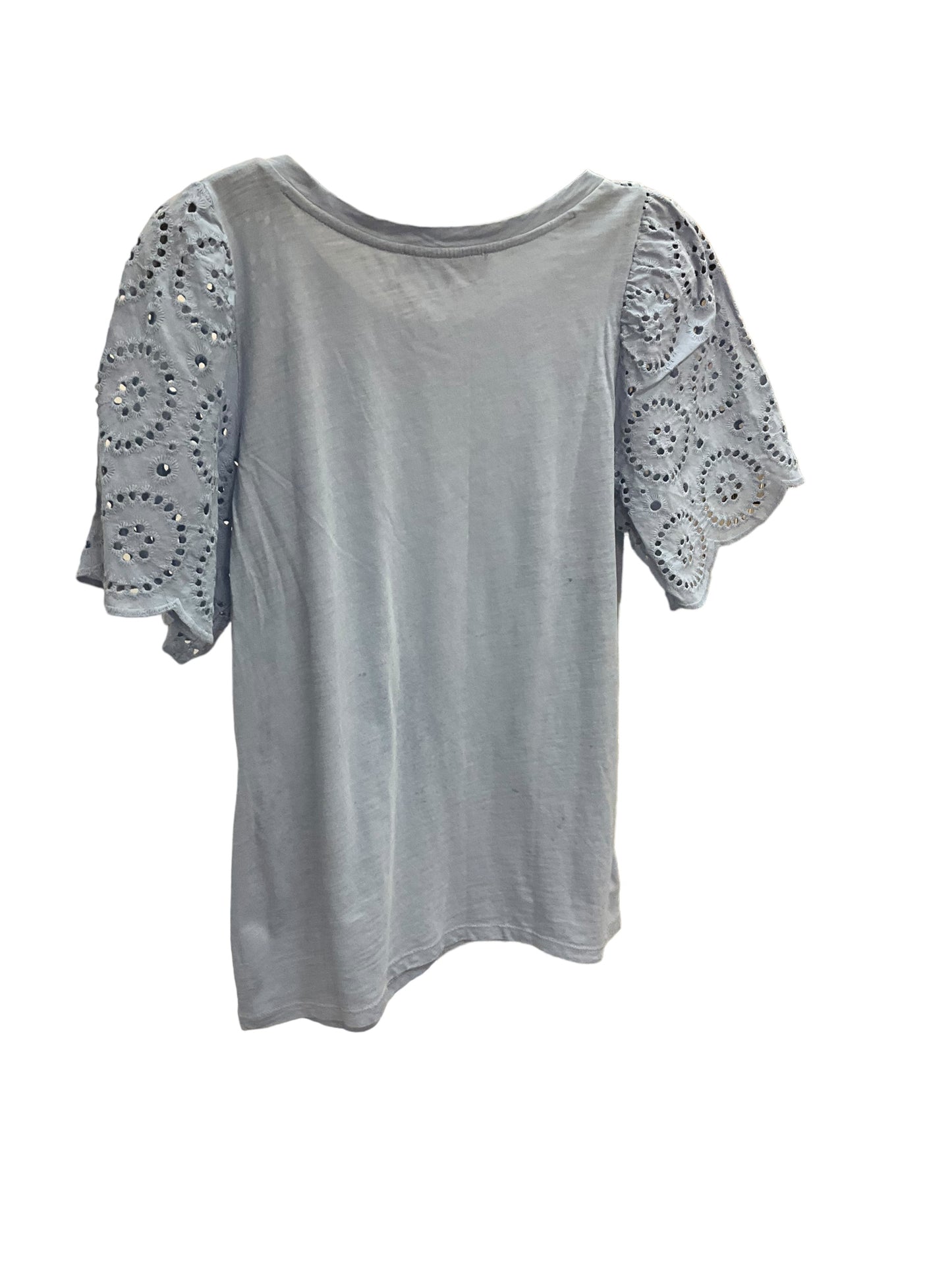 Top Short Sleeve By Loft In Blue, Size: Xs