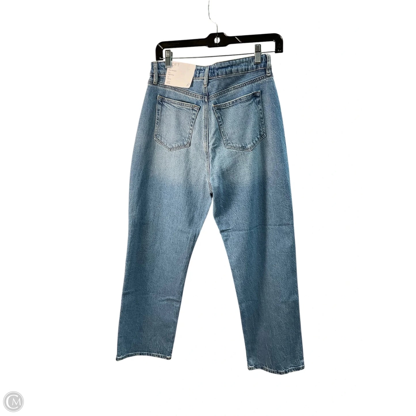 Jeans Skinny By Loft In Blue Denim, Size: 4