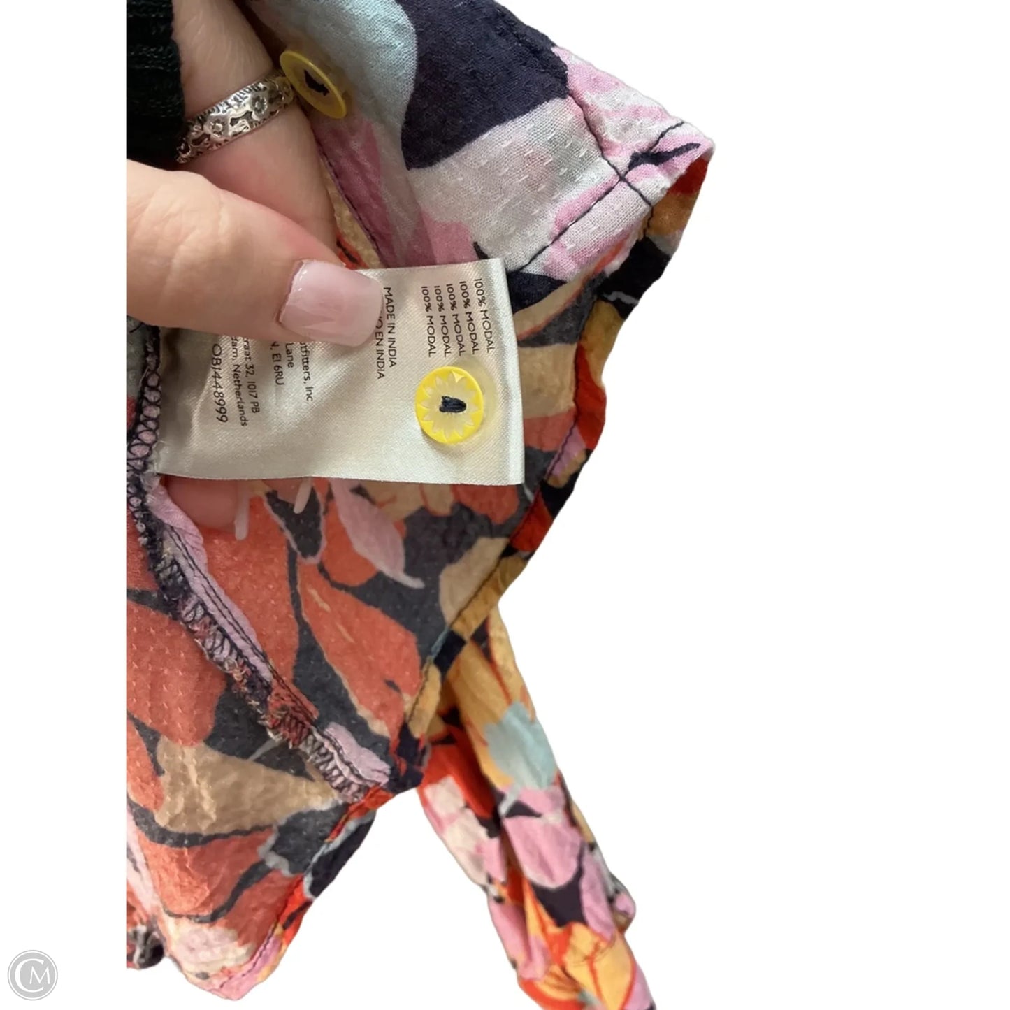 Top Long Sleeve By Maeve In Floral Print, Size: Xs