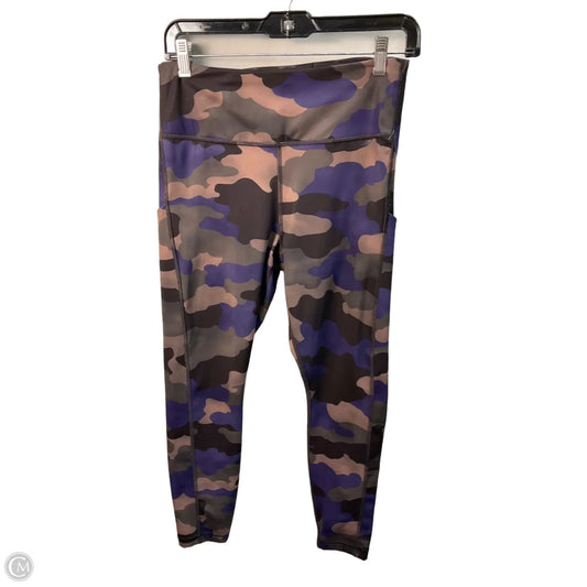 Athletic Leggings By Athleta In Camouflage Print, Size: M