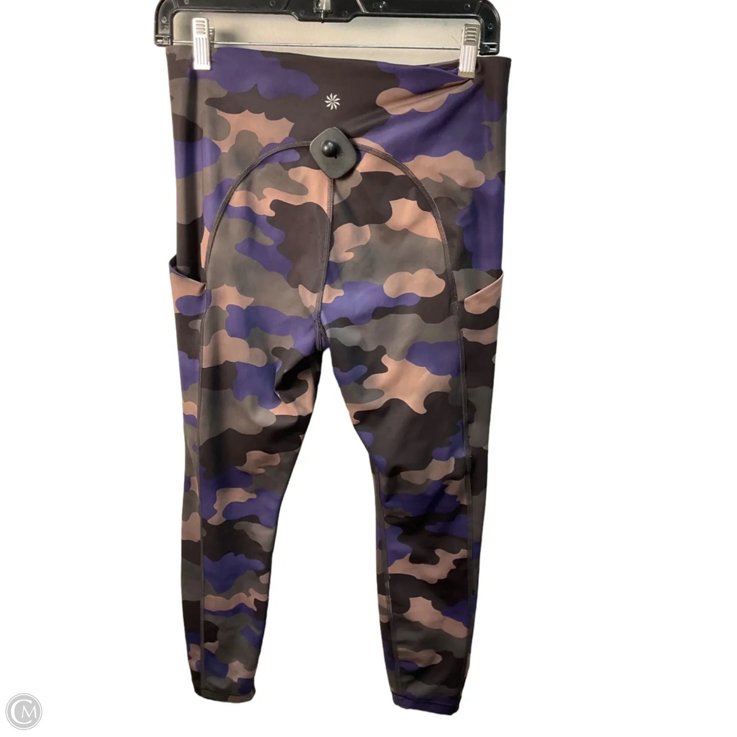 Athletic Leggings By Athleta In Camouflage Print, Size: M