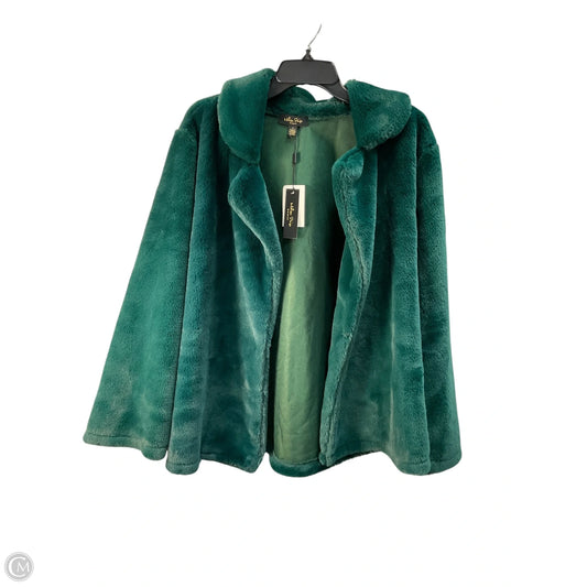 Jacket Fleece By Melissa Paige In Green, Size: Xl