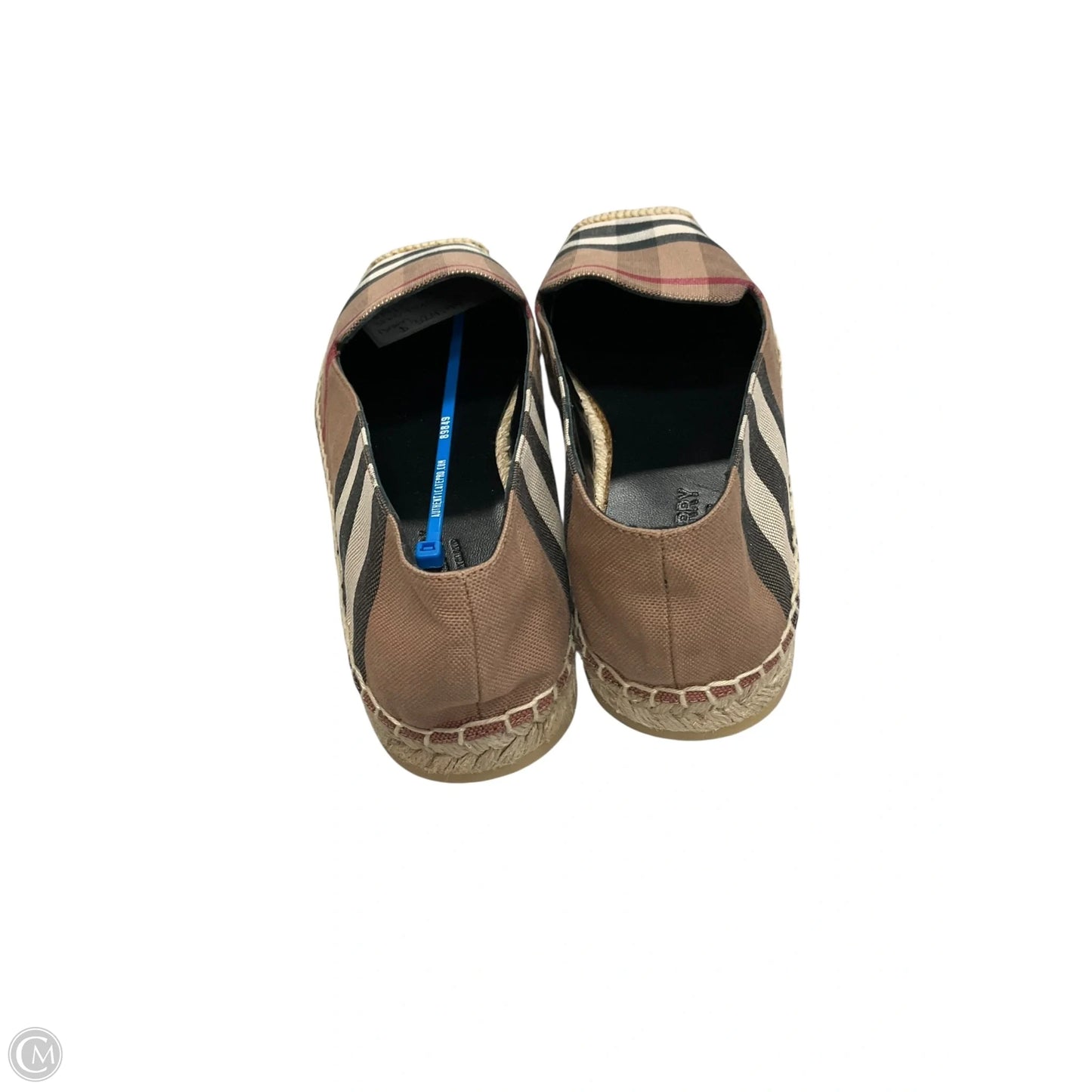Shoes Luxury Designer By Burberry In Brown, Size: 9.5