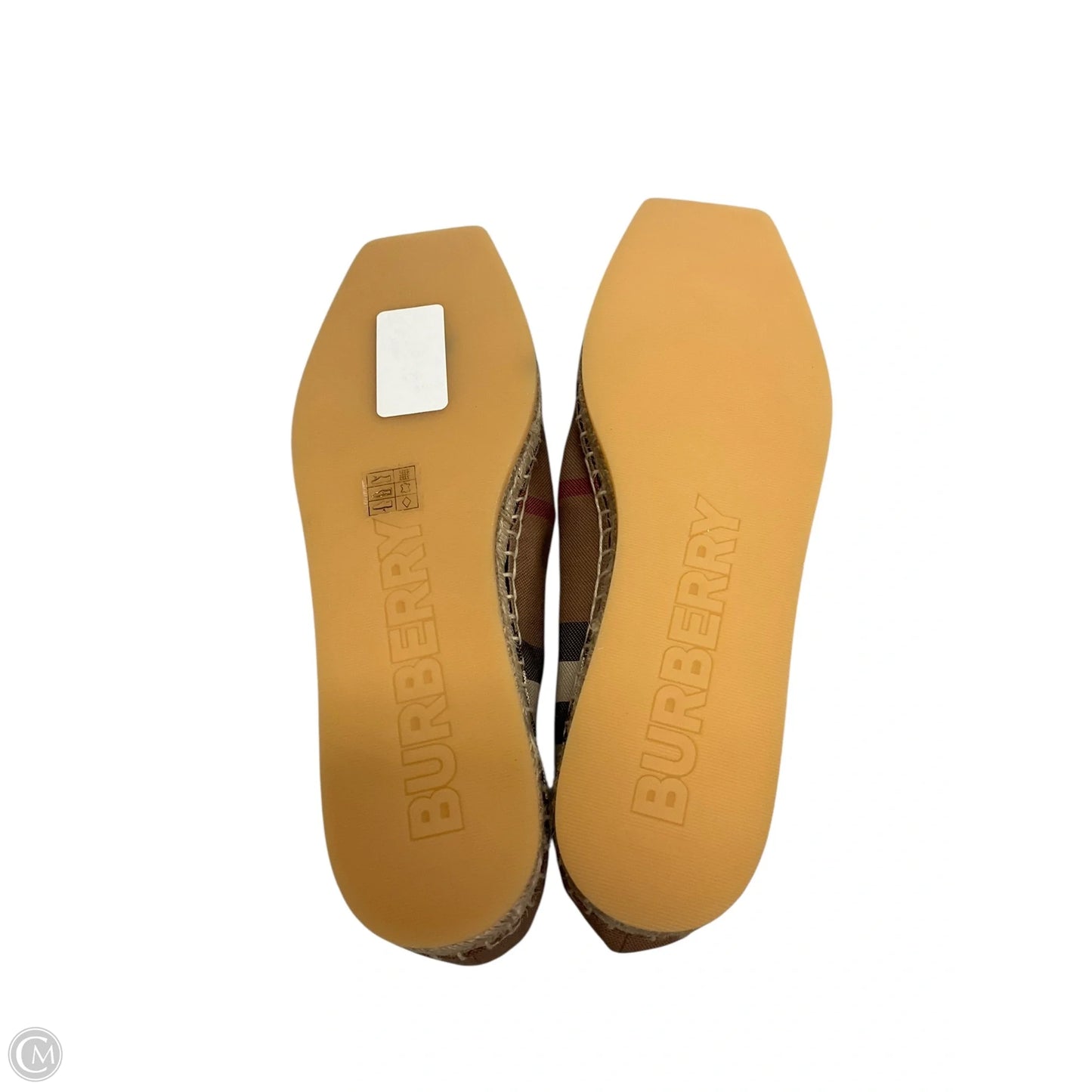 Shoes Luxury Designer By Burberry In Brown, Size: 9.5