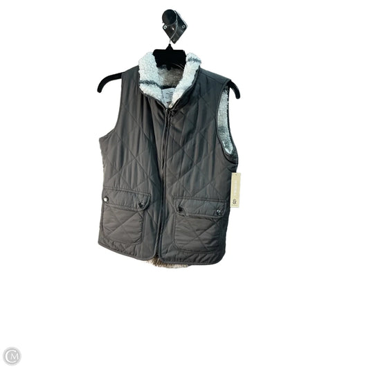 Vest Faux Fur & Sherpa By Thread And Supply In White, Size: S