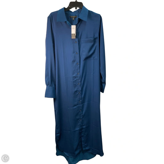 Dress Casual Maxi By Banana Republic In Blue, Size: M