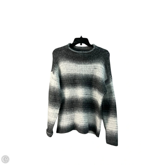 Sweater By Vince Camuto In Grey & White, Size: M