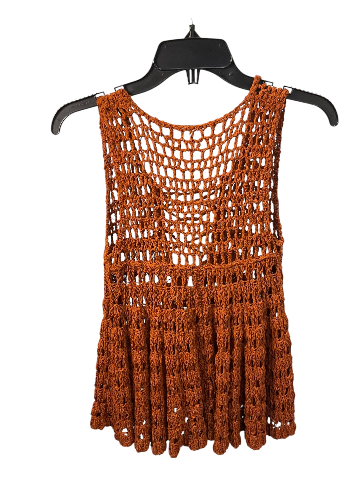 Top Sleeveless By Free People In Orange, Size: Xs