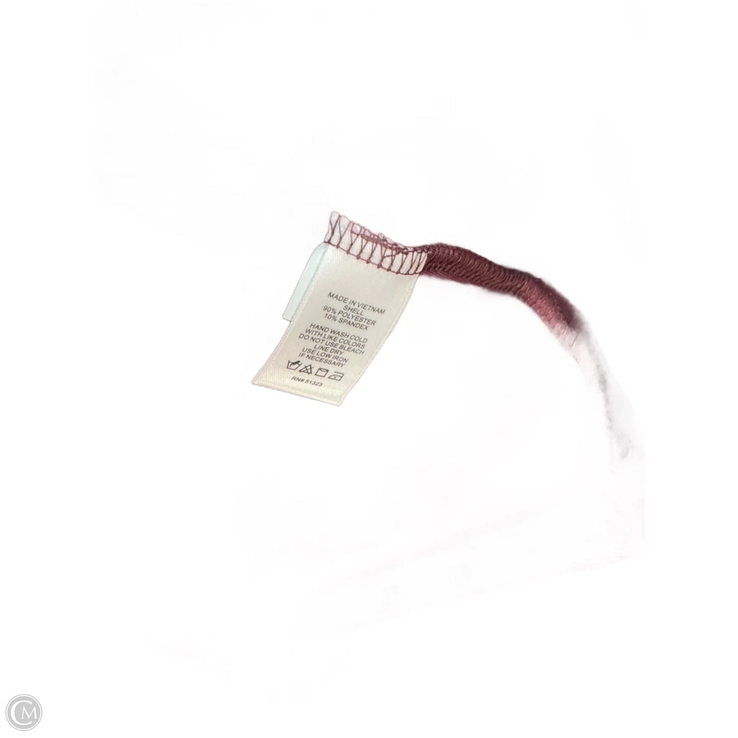 Top Long Sleeve By Cece In Maroon, Size: 22