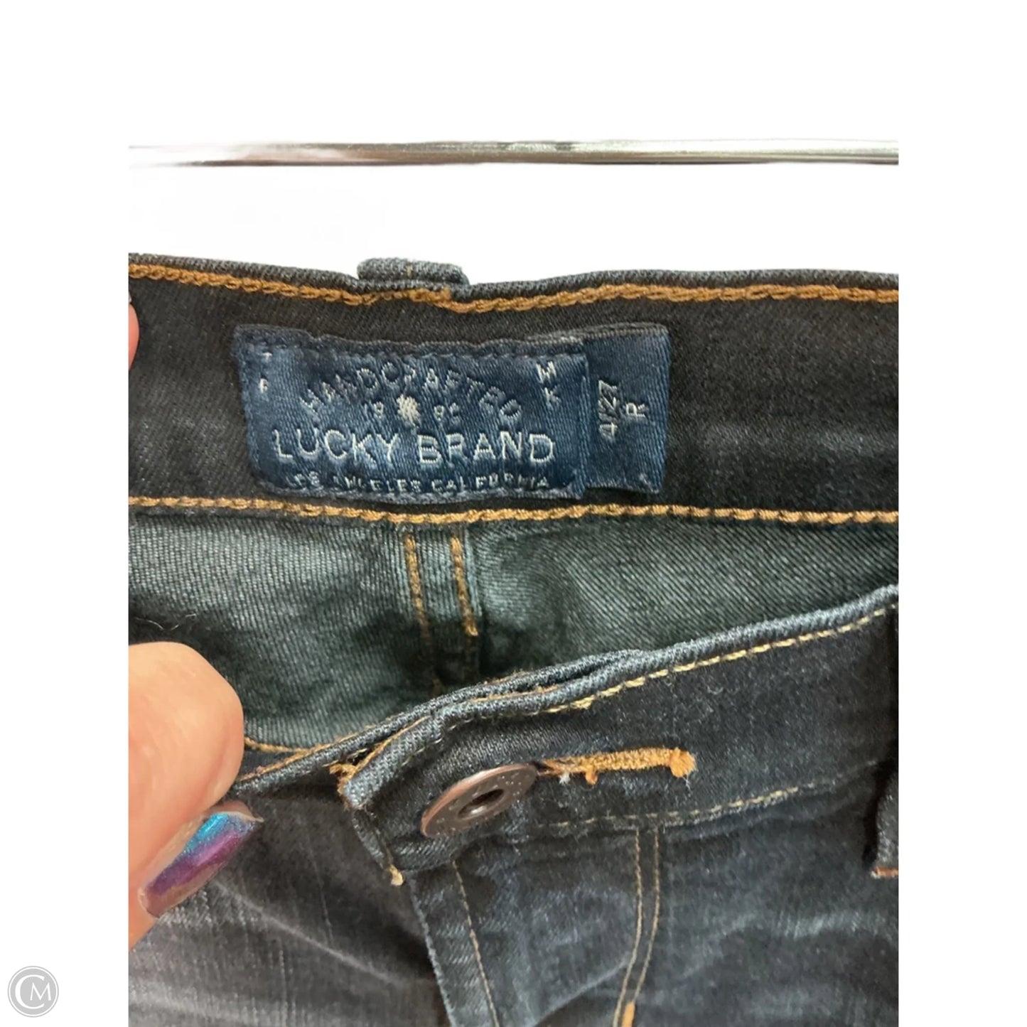 Jeans Straight By Lucky Brand In Blue, Size: 4