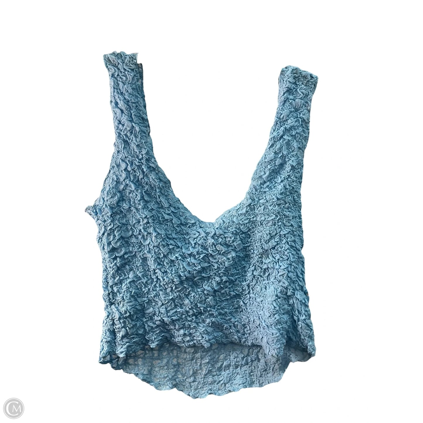 Top Sleeveless By Free People In Blue, Size: L