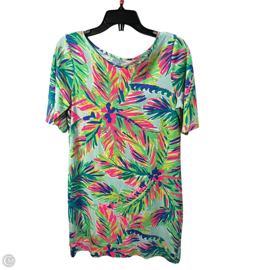 Dress Designer By Lilly Pulitzer In Tropical Print, Size: M