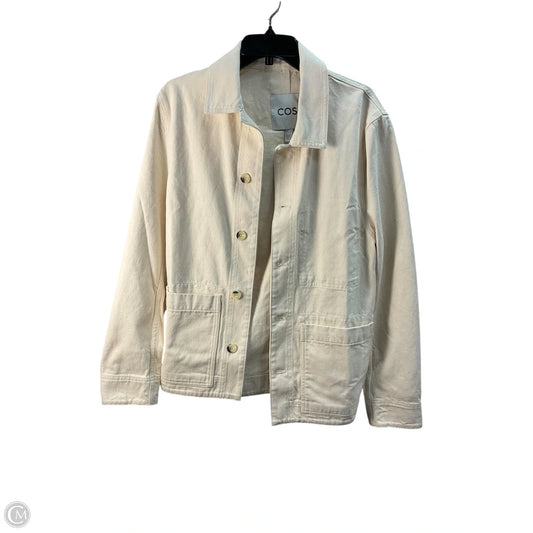 Jacket Denim By Cos In Cream, Size: S