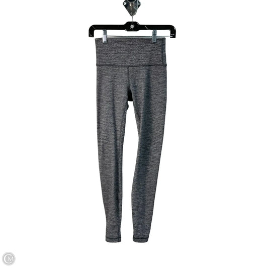 Athletic Leggings Capris By Lululemon In Grey, Size: Xs