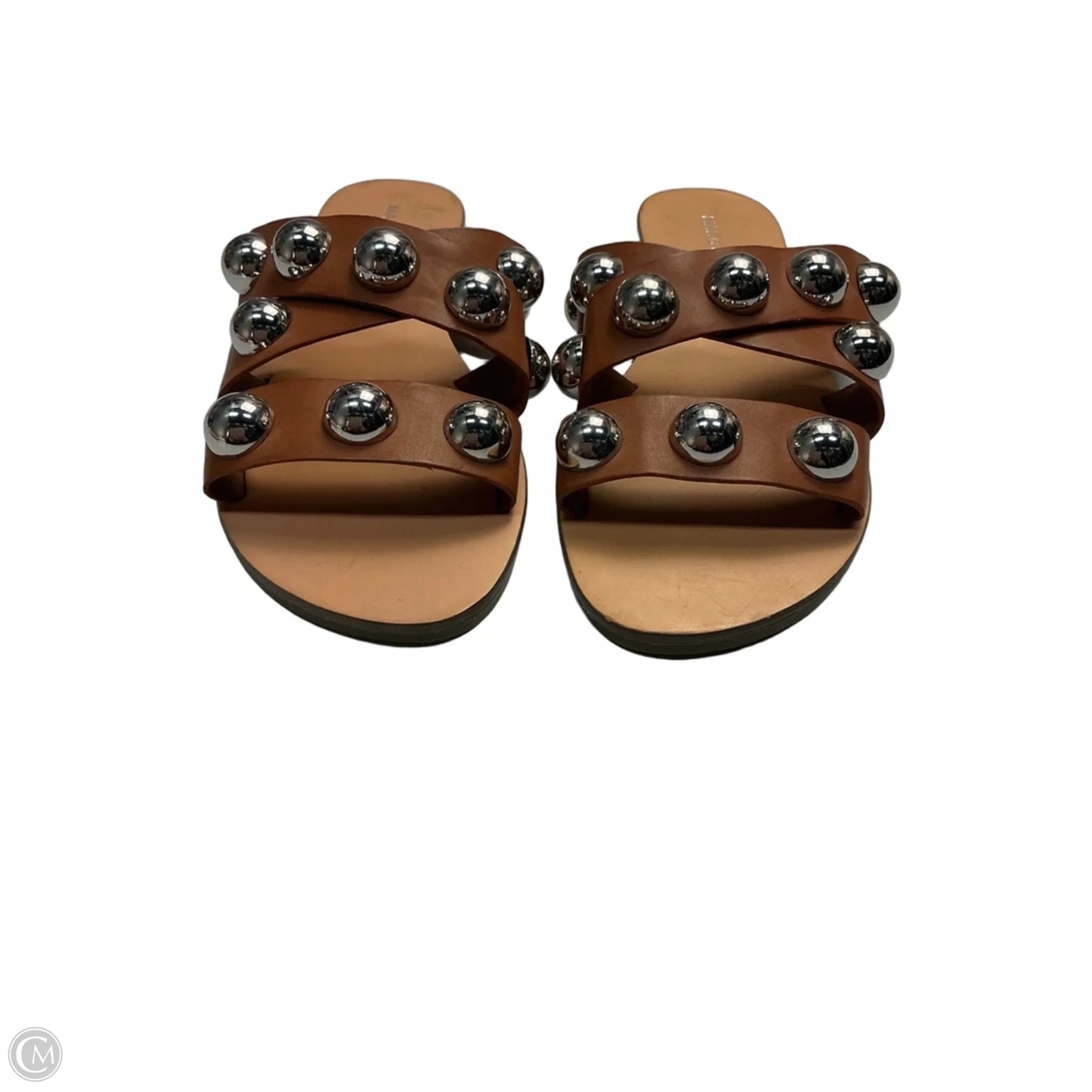 Sandals Flats By Marc Fisher In Brown, Size: 5.5