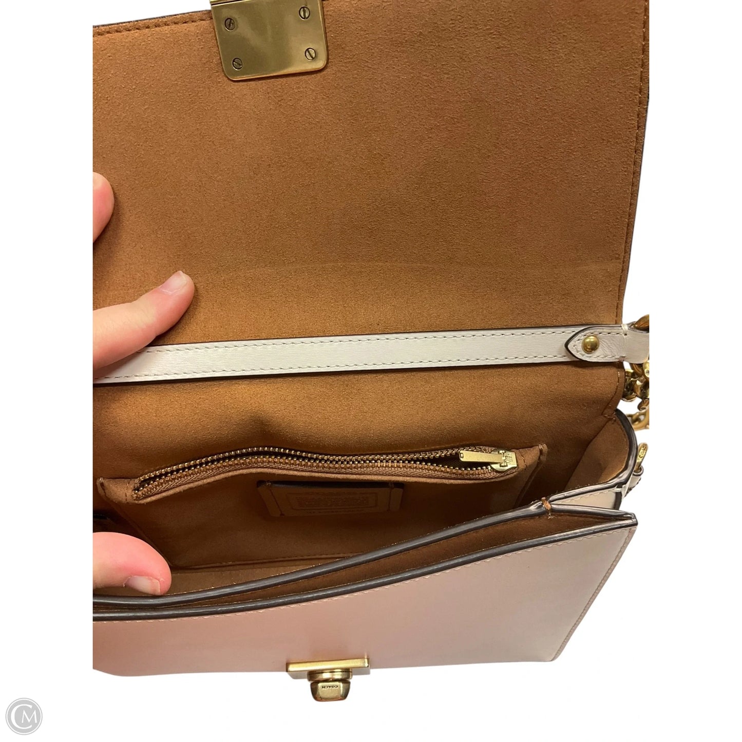 Crossbody Designer By Coach, Size: Small