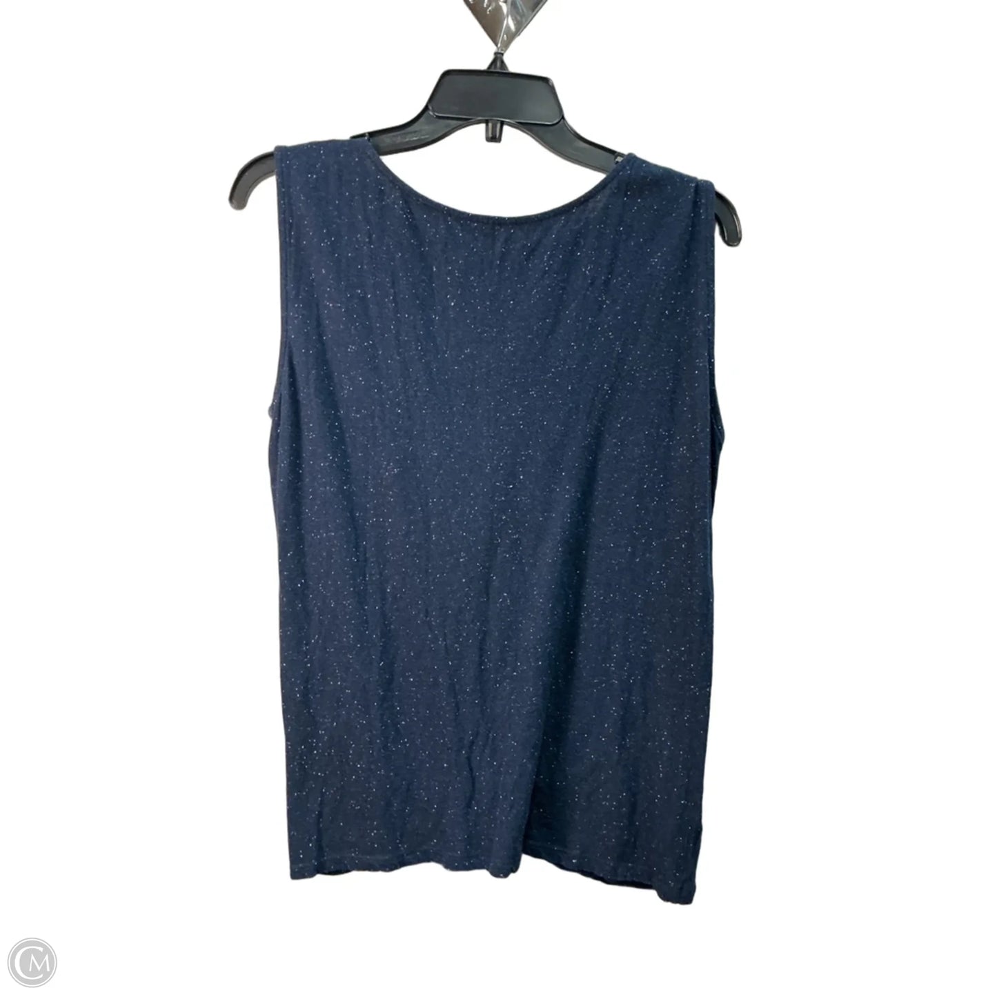 Top Sleeveless By Loft In Blue, Size: S