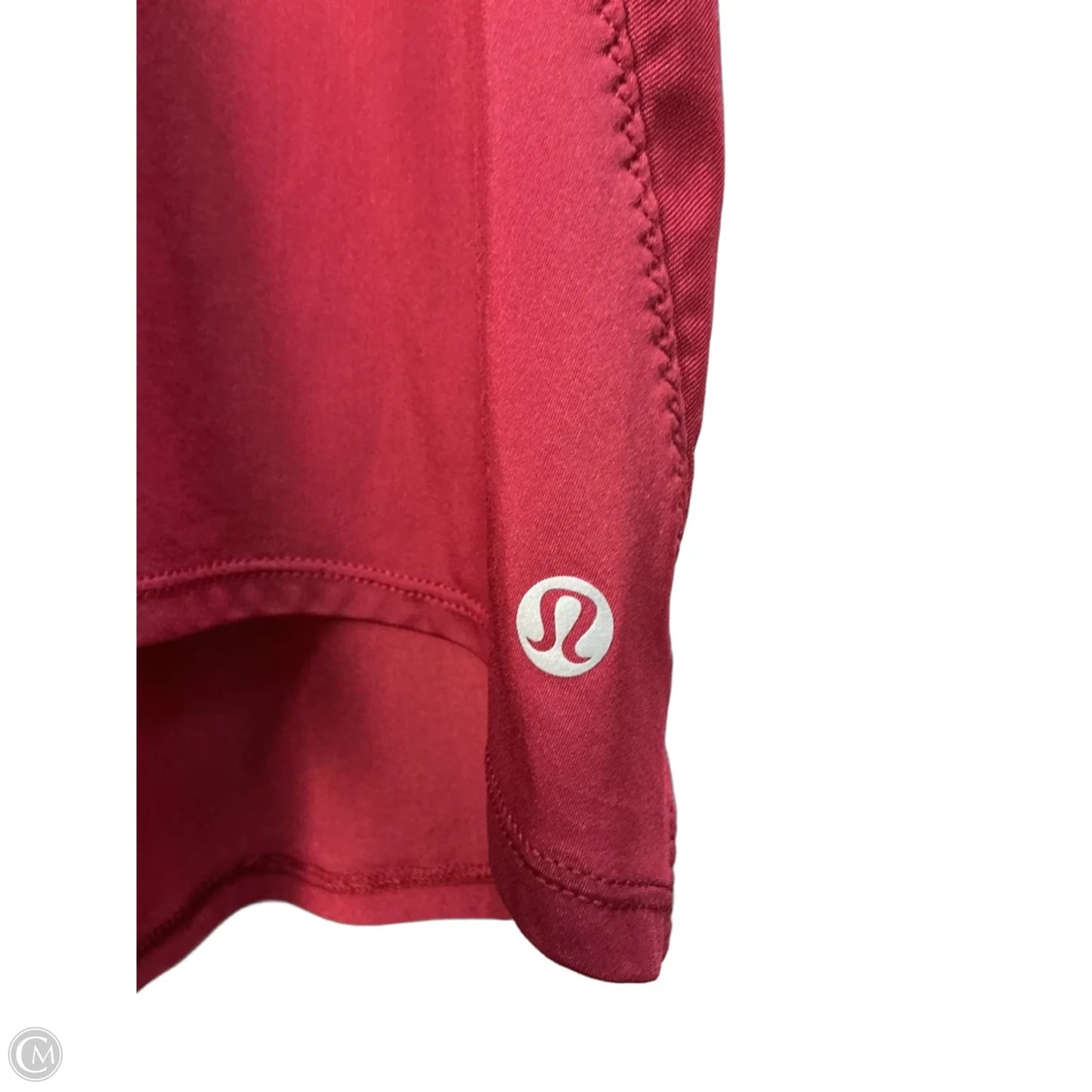 Athletic Tank Top By Lululemon In Red, Size: M