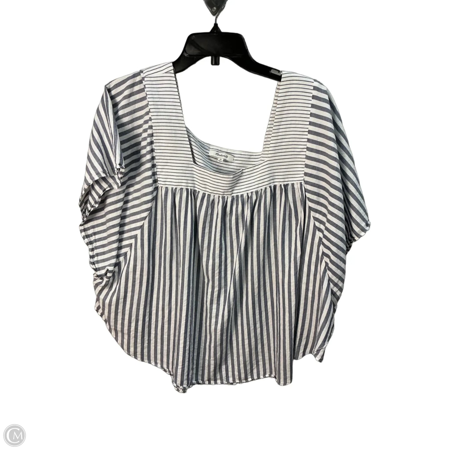 Top Short Sleeve By Madewell In Grey, Size: 22