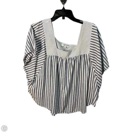 Top Short Sleeve By Madewell In Grey, Size: 22
