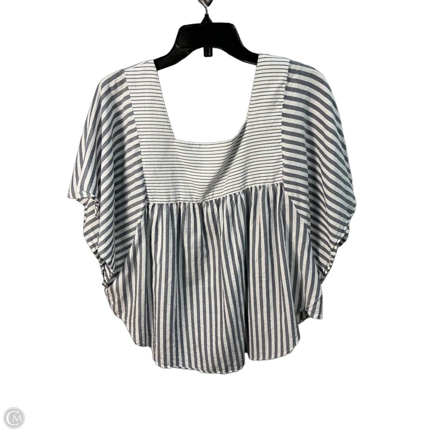 Top Short Sleeve By Madewell In Grey, Size: 22