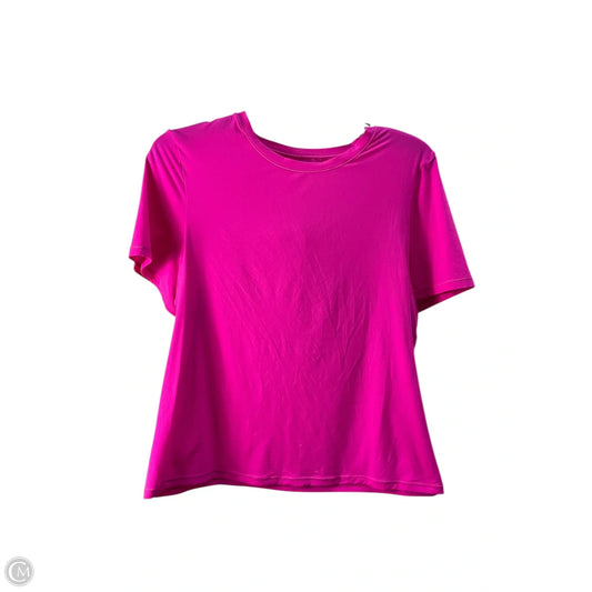 Athletic Top Short Sleeve By Skims In Pink, Size: 22