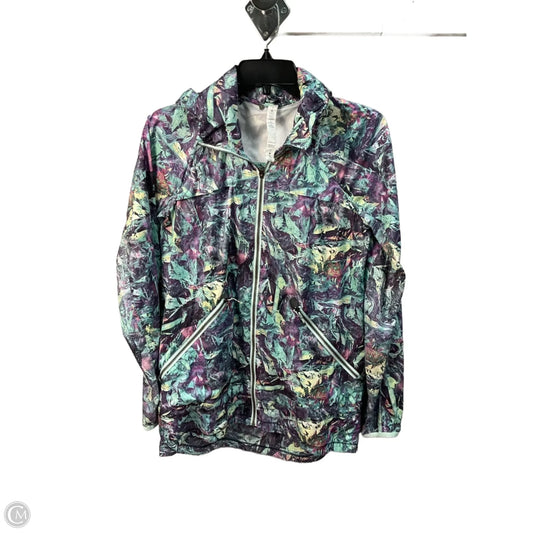 Athletic Jacket By Lululemon In Multi-colored, Size: S