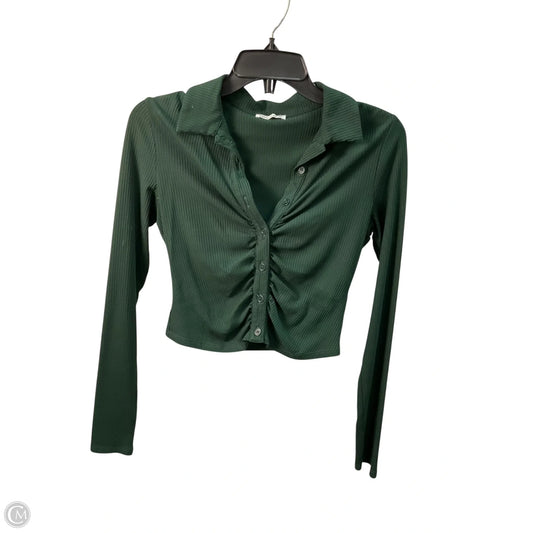 Top Long Sleeve By Reformation In Green, Size: M