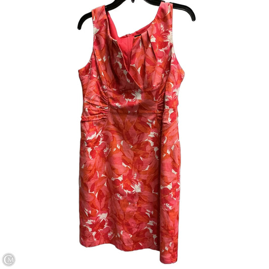 Dress Casual Midi By Adrianna Papell In Red, Size: 14p