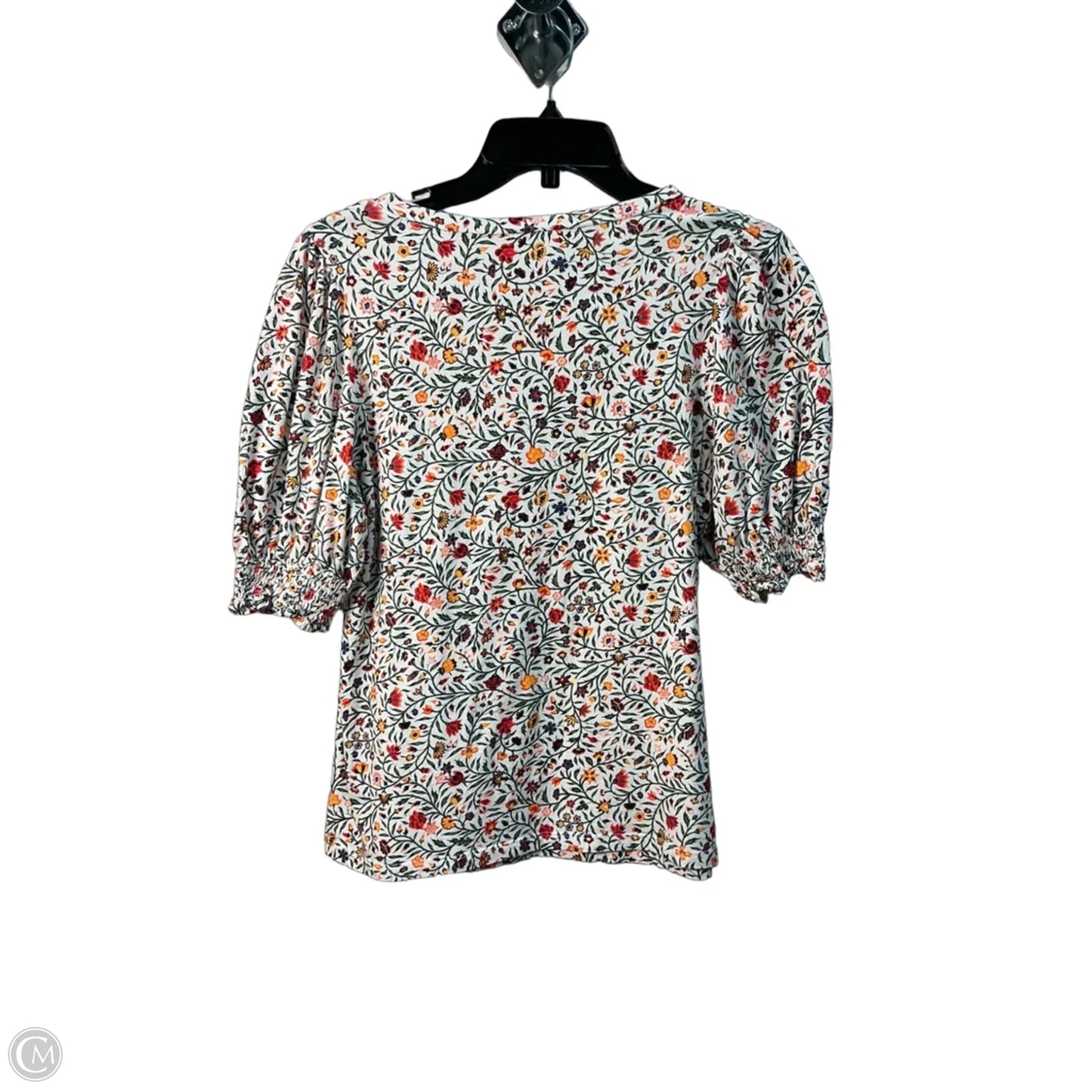 Top Short Sleeve By Ann Taylor In Green, Size: S
