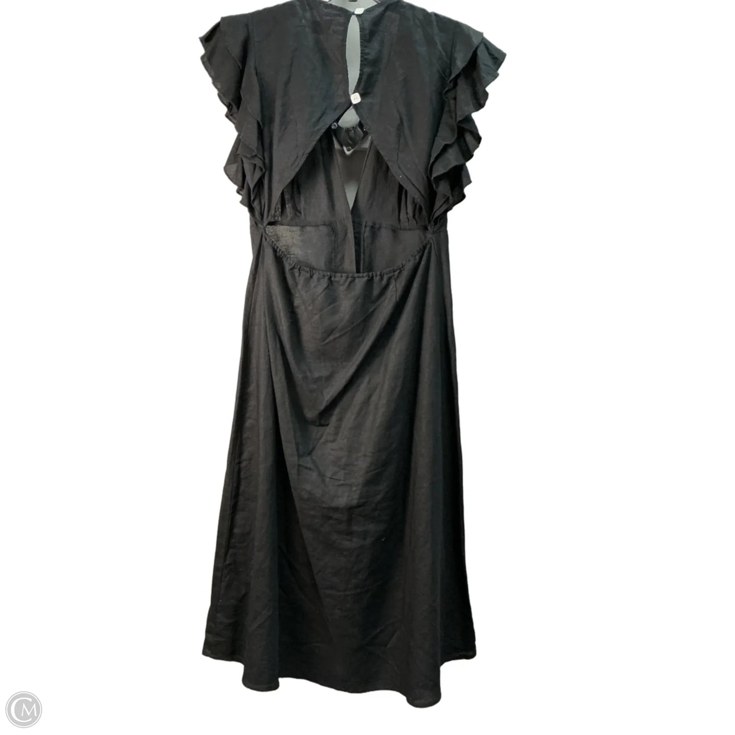 Dress Casual Maxi By Charlie Holiday In Black, Size: 8