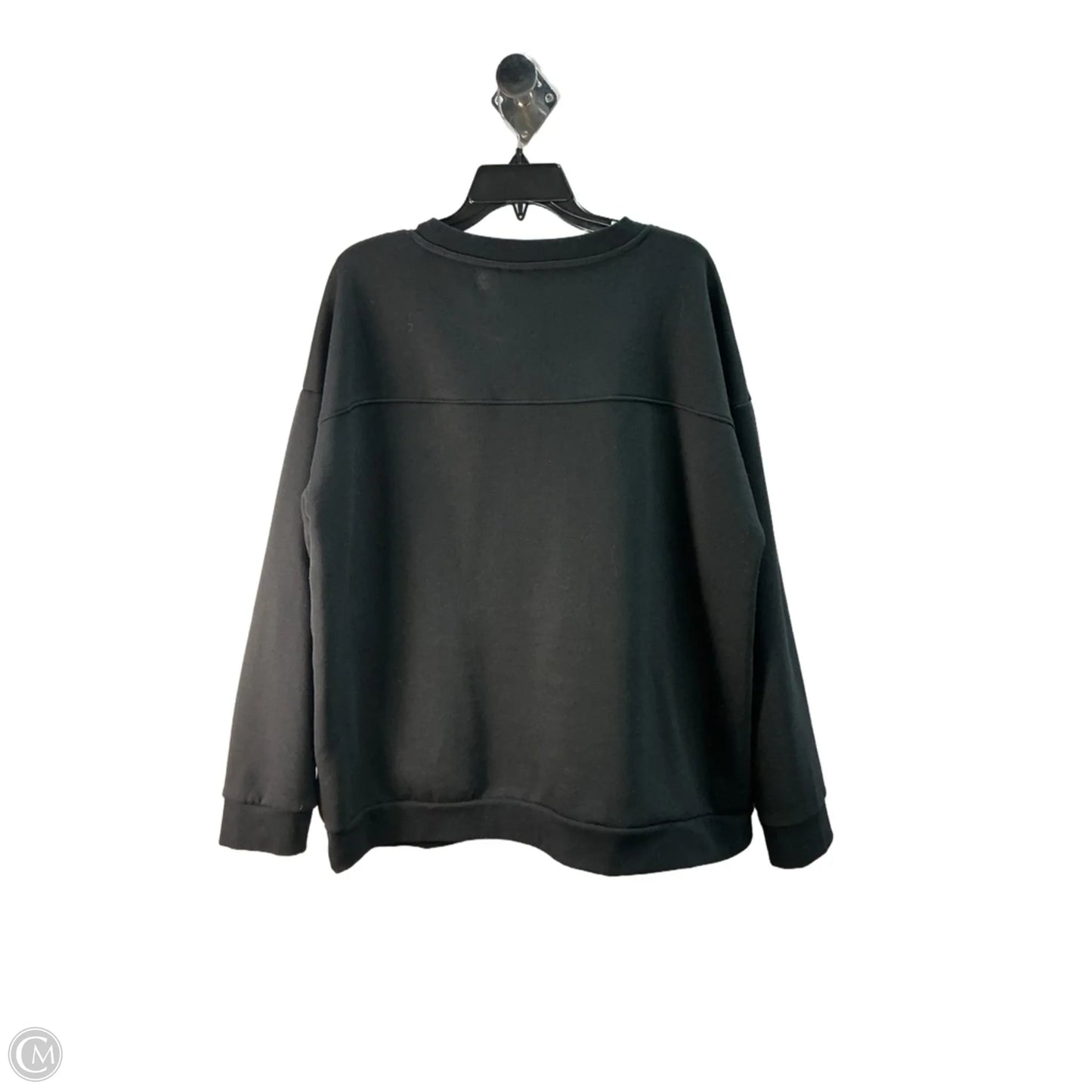 Athletic Sweatshirt Crewneck By Mondetta In Black, Size: 18