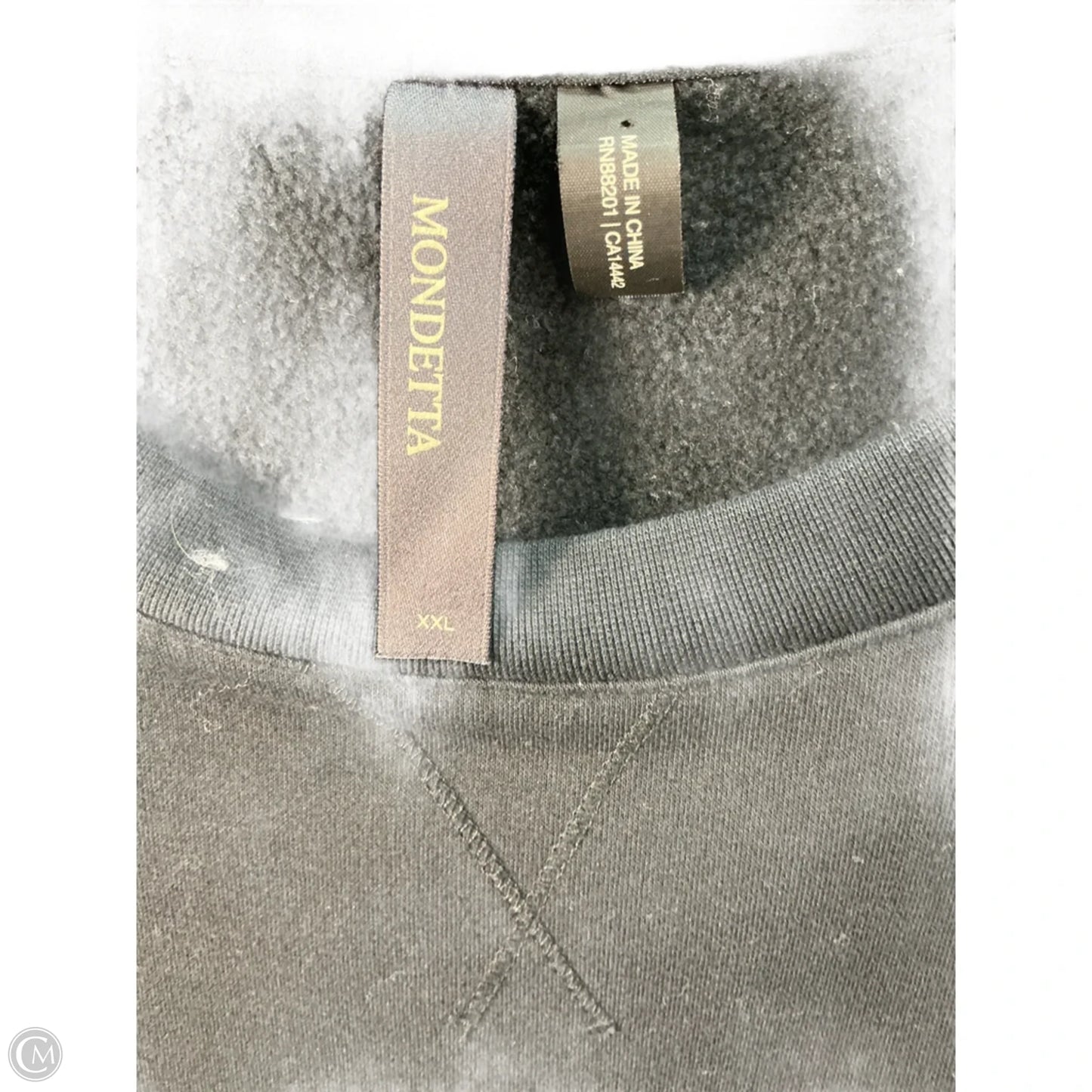 Athletic Sweatshirt Crewneck By Mondetta In Black, Size: 18