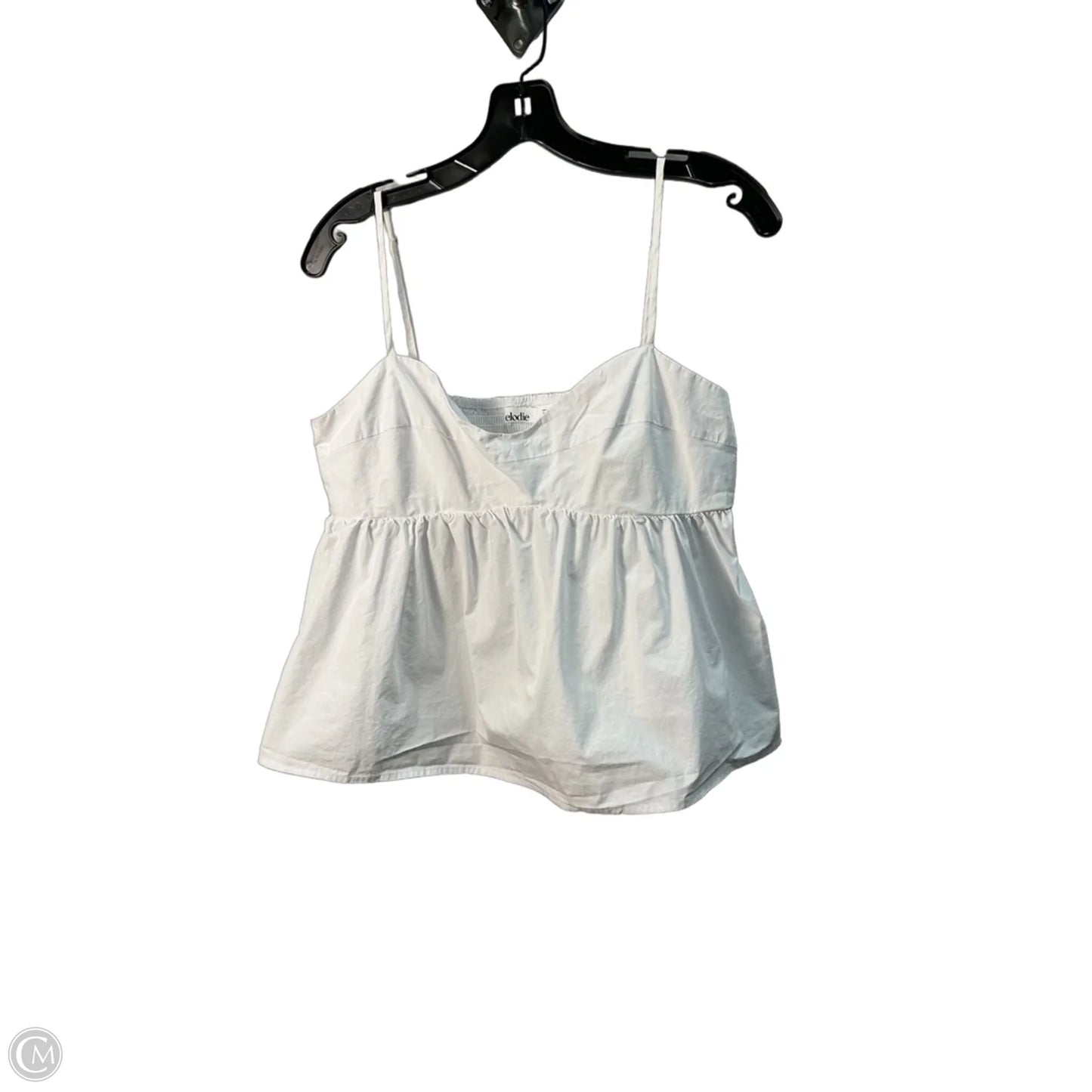Top Sleeveless By Elodie In White, Size: L