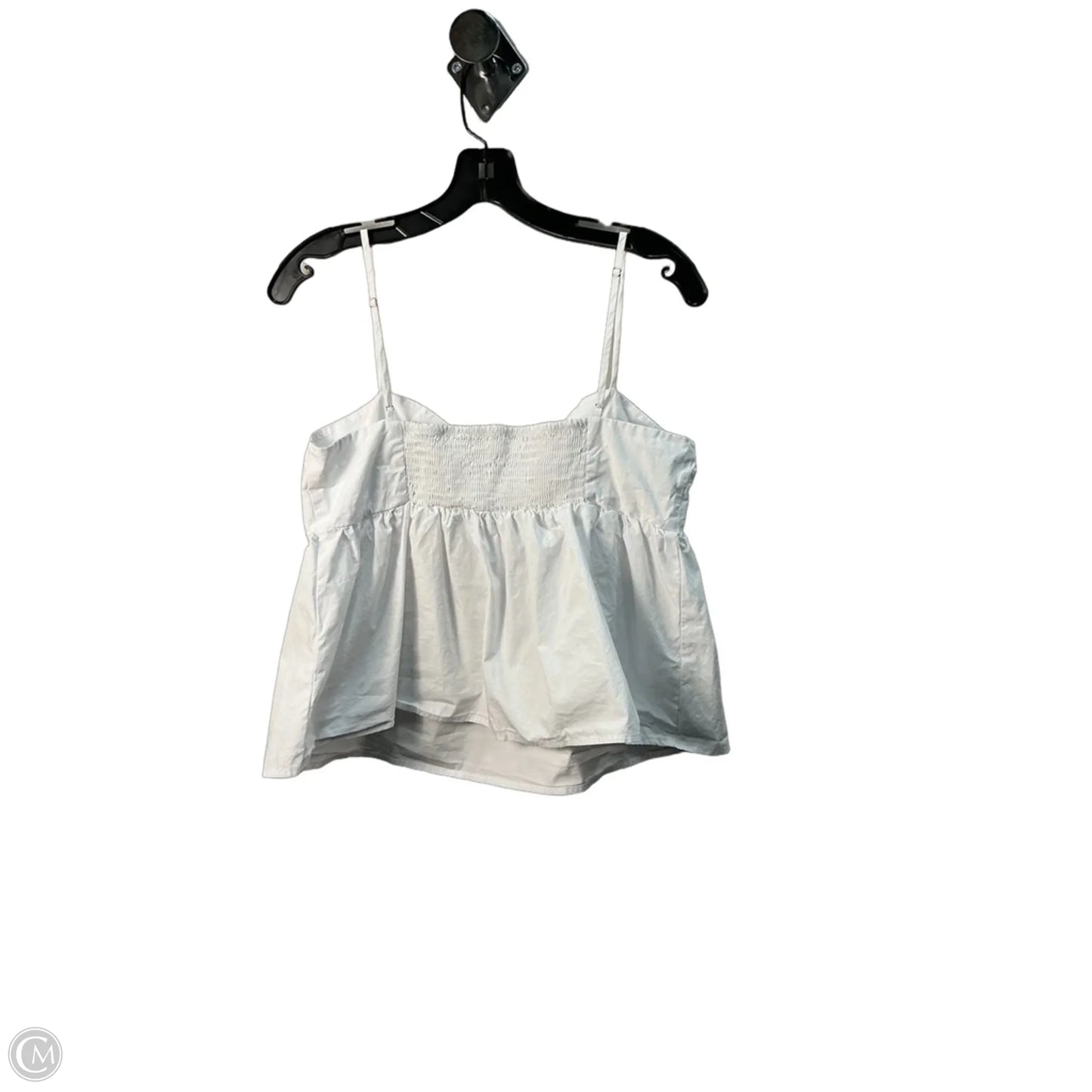 Top Sleeveless By Elodie In White, Size: L