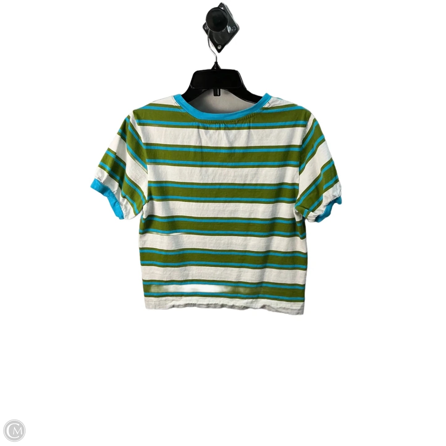 Top Short Sleeve By Pilcro In Striped Pattern, Size: S