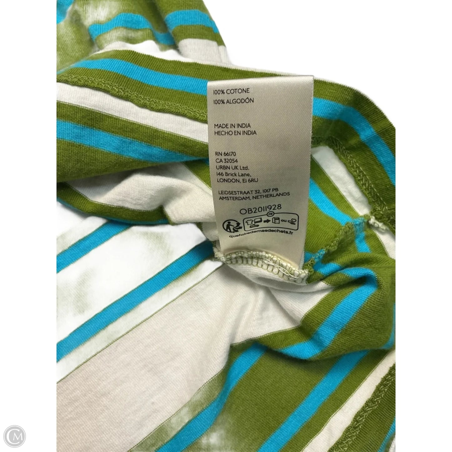 Top Short Sleeve By Pilcro In Striped Pattern, Size: S