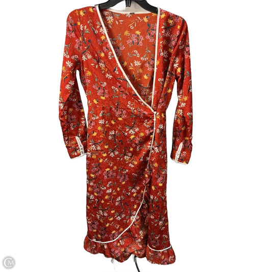 Dress Casual Maxi By Free People In Floral Print, Size: Xs