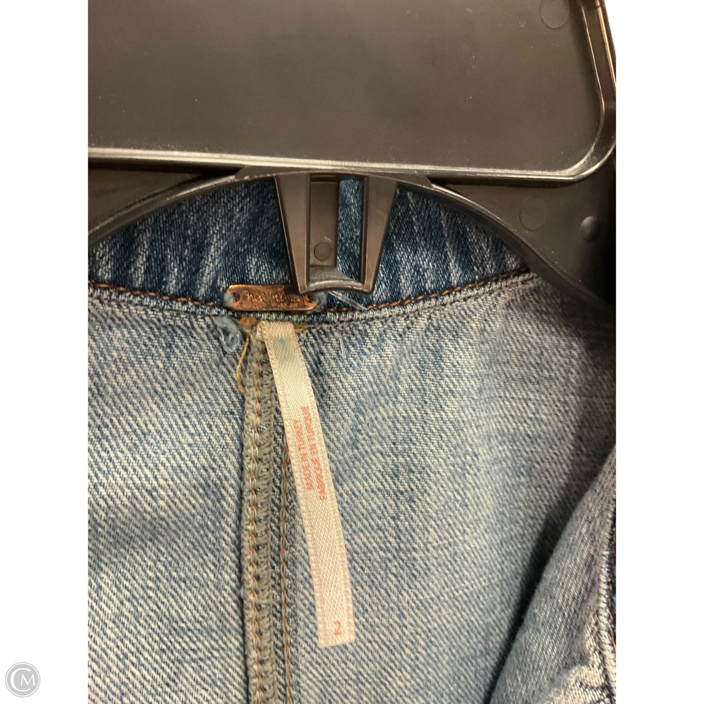 Jumpsuit By Free People In Blue Denim, Size: 2