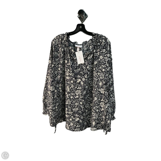 Top 2pc 3/4 Sleeve By Ingrid & Isabel In Blue, Size: M