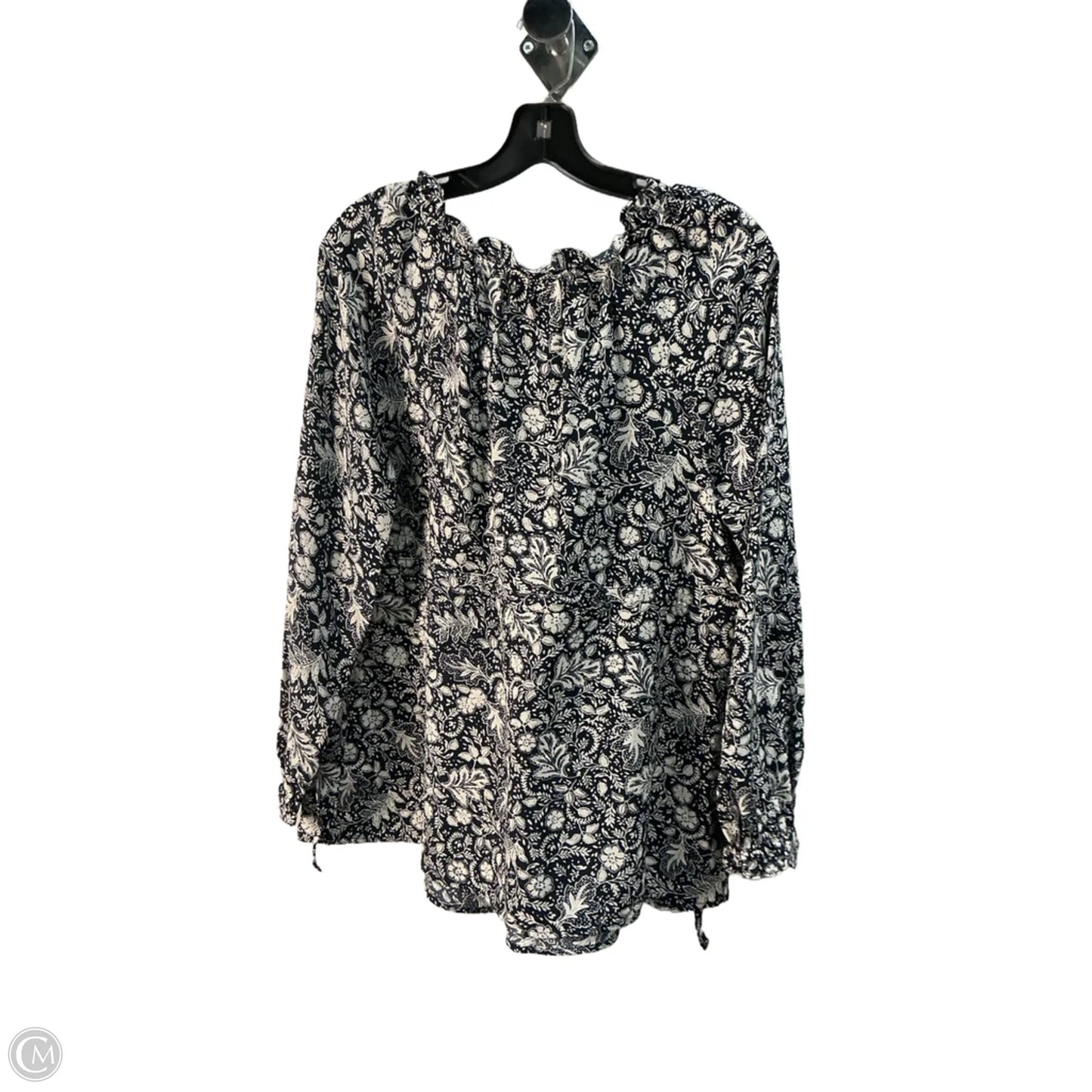Top 2pc 3/4 Sleeve By Ingrid & Isabel In Blue, Size: M