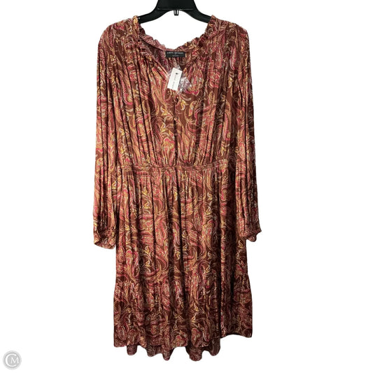 Dress Casual Maxi By Lane Bryant In Red, Size: 20