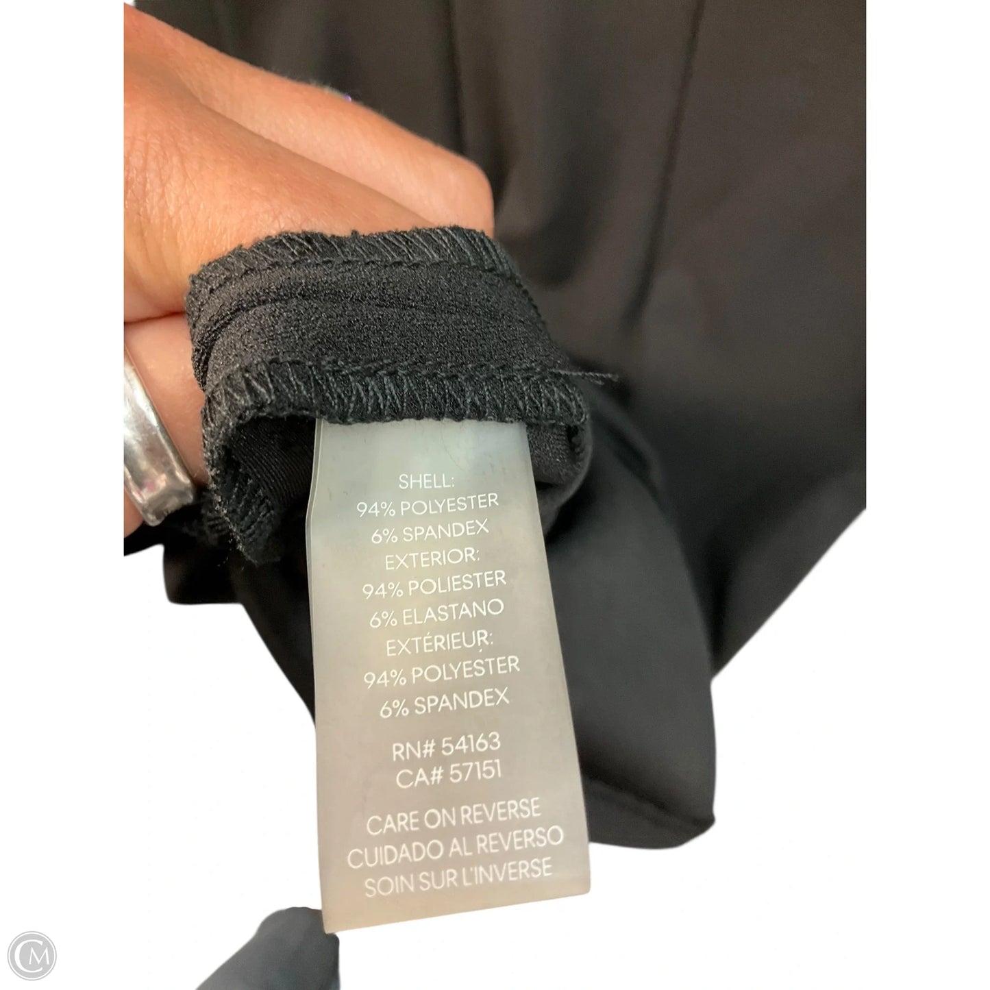 Dress Work By Calvin Klein In Black, Size: 2
