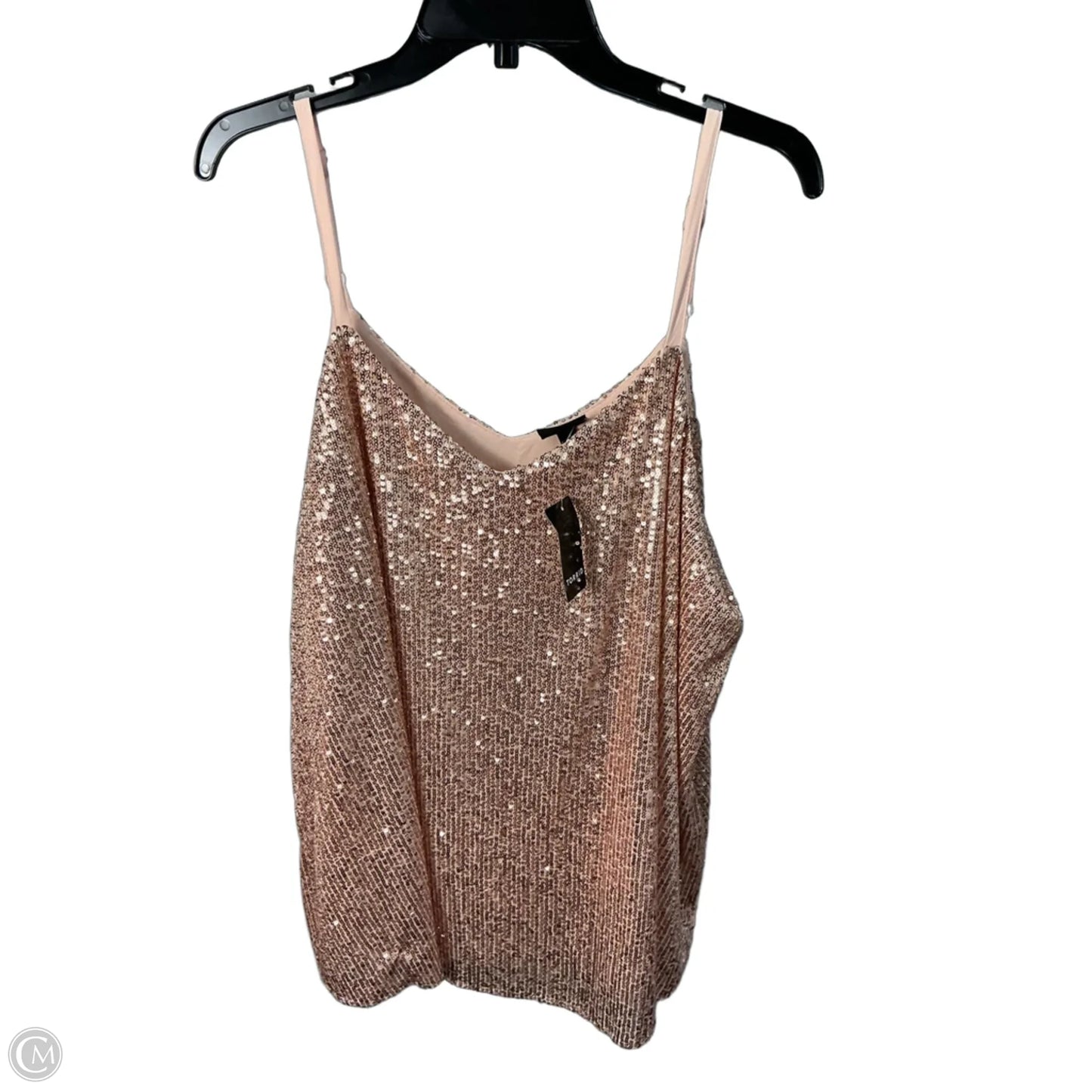 Top Sleeveless By Torrid In Peach, Size: 18