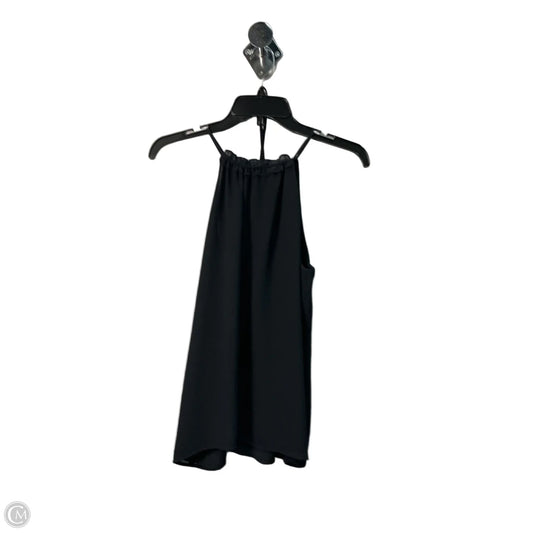 Top Sleeveless By Loft In Black, Size: S
