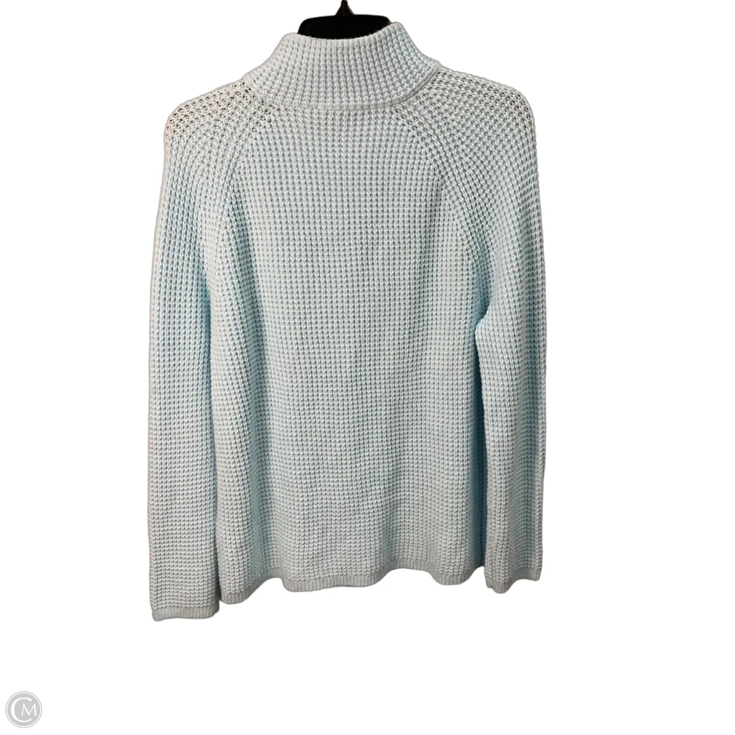 Sweatshirt Collar By Ann Taylor In Aqua, Size: M