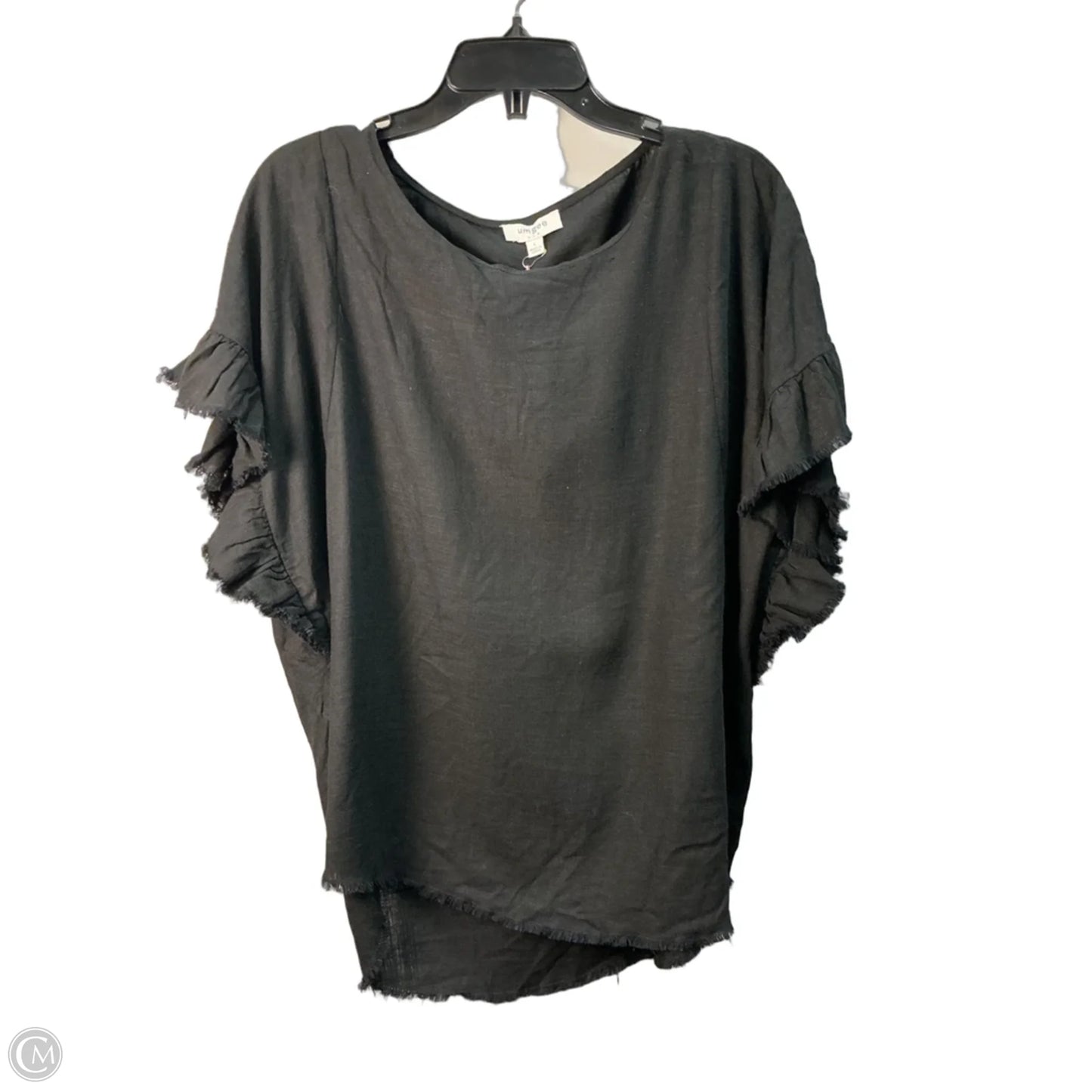 Top Short Sleeve By Umgee In Black, Size: L