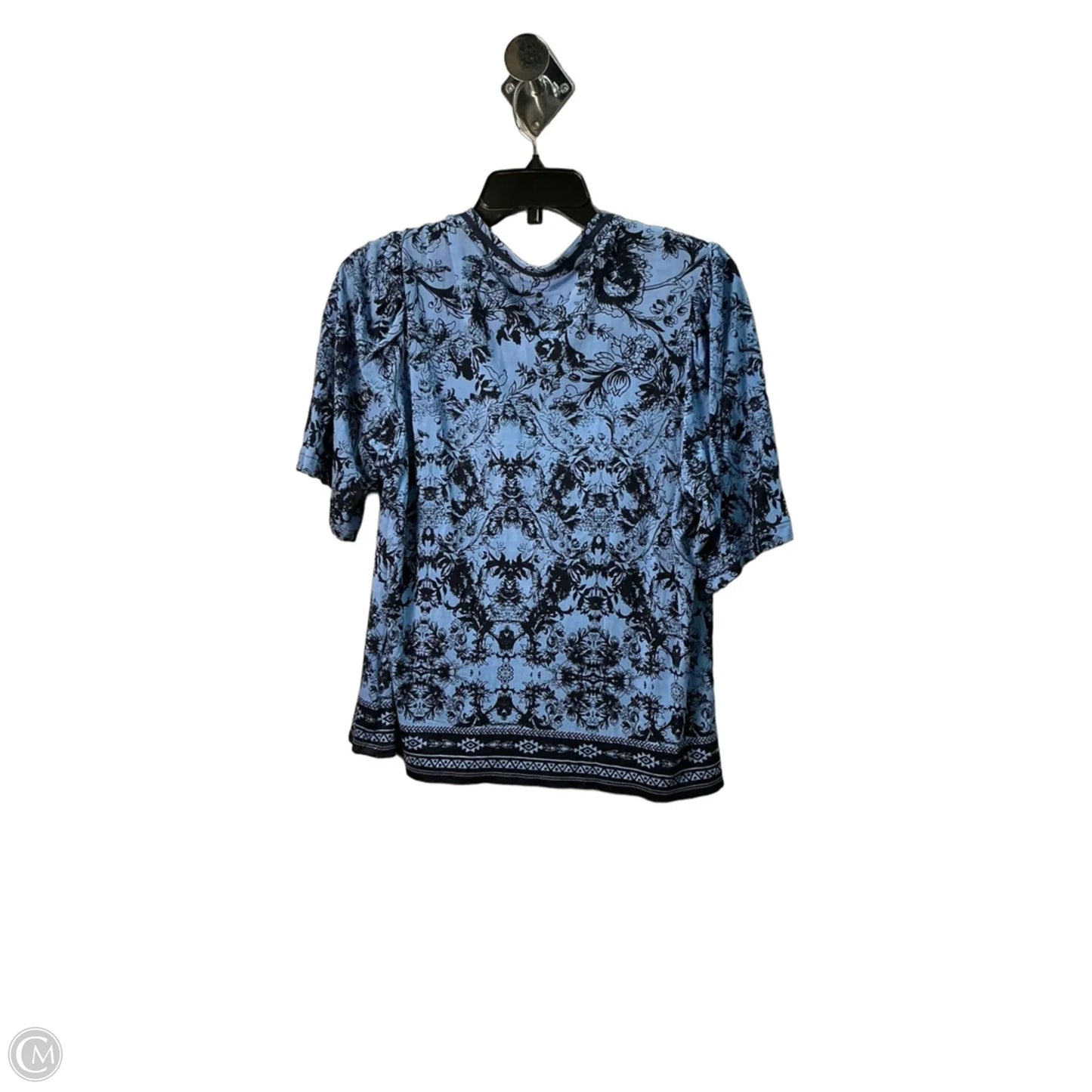 Top Long Sleeve By Lucky Brand In Blue, Size: M